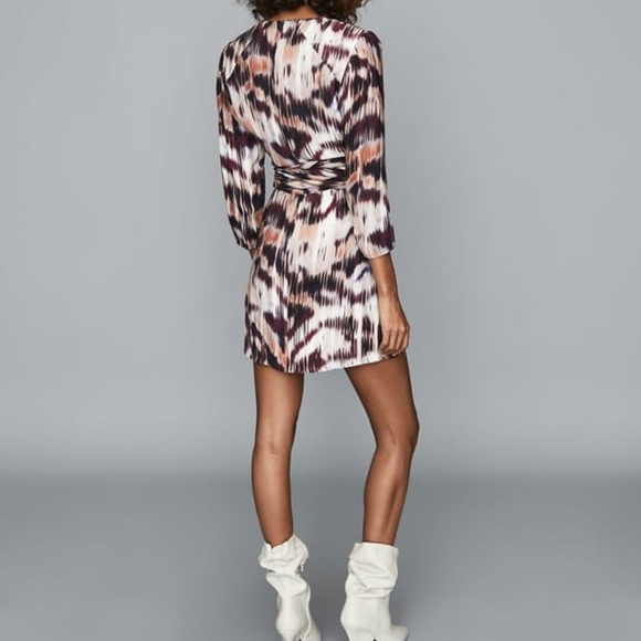NWT REISS | Orla Ikat Mini Dress - Picture 4 of 4